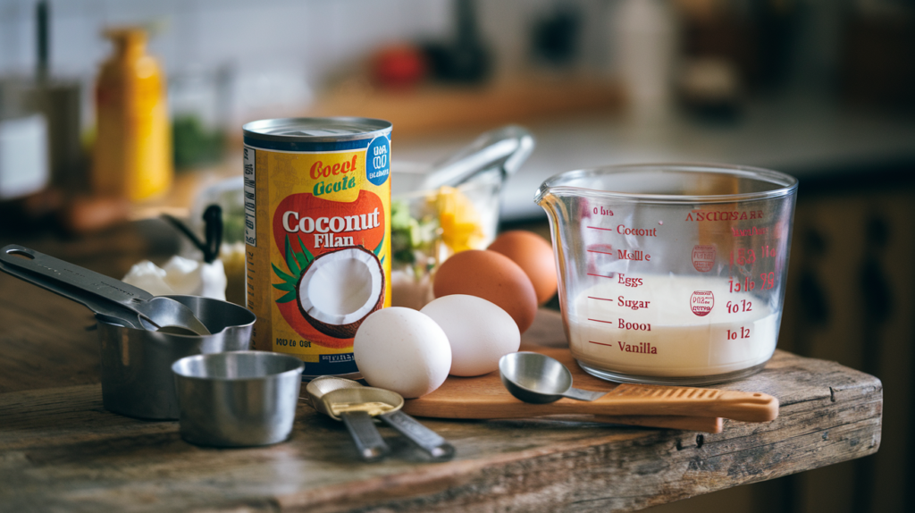 Coconut Flan’s Ingredients