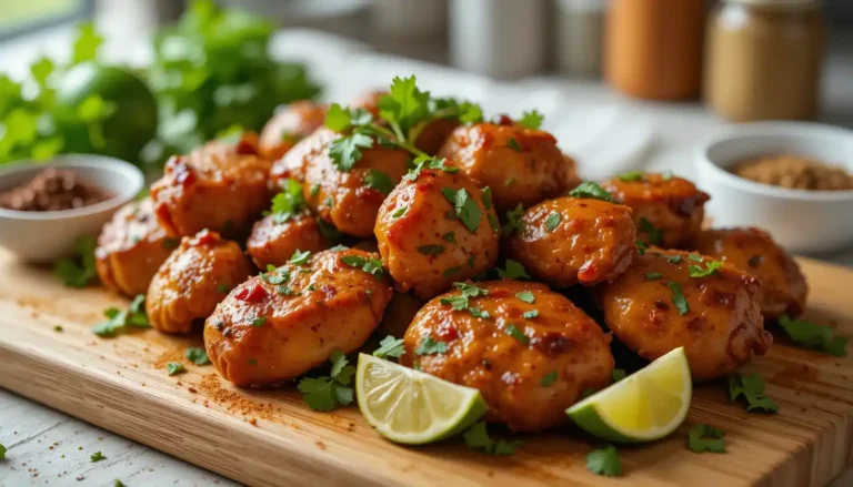 Delicious homemade chipotle chicken recipe ready to serve.